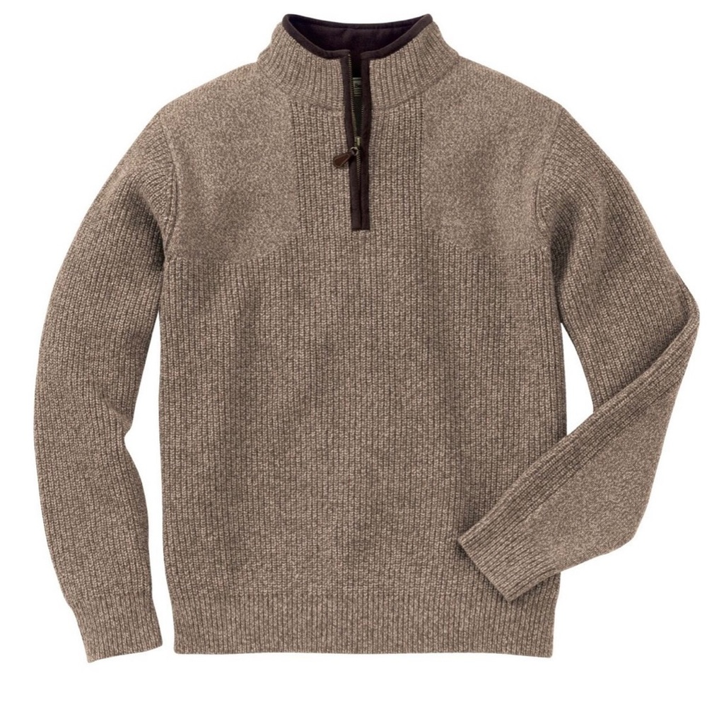 LL Bean Men’s Waterfowl Sweater - Sable